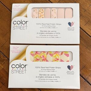 Color Street Frond of You and Bee You Real Nail Polish Strips NEW